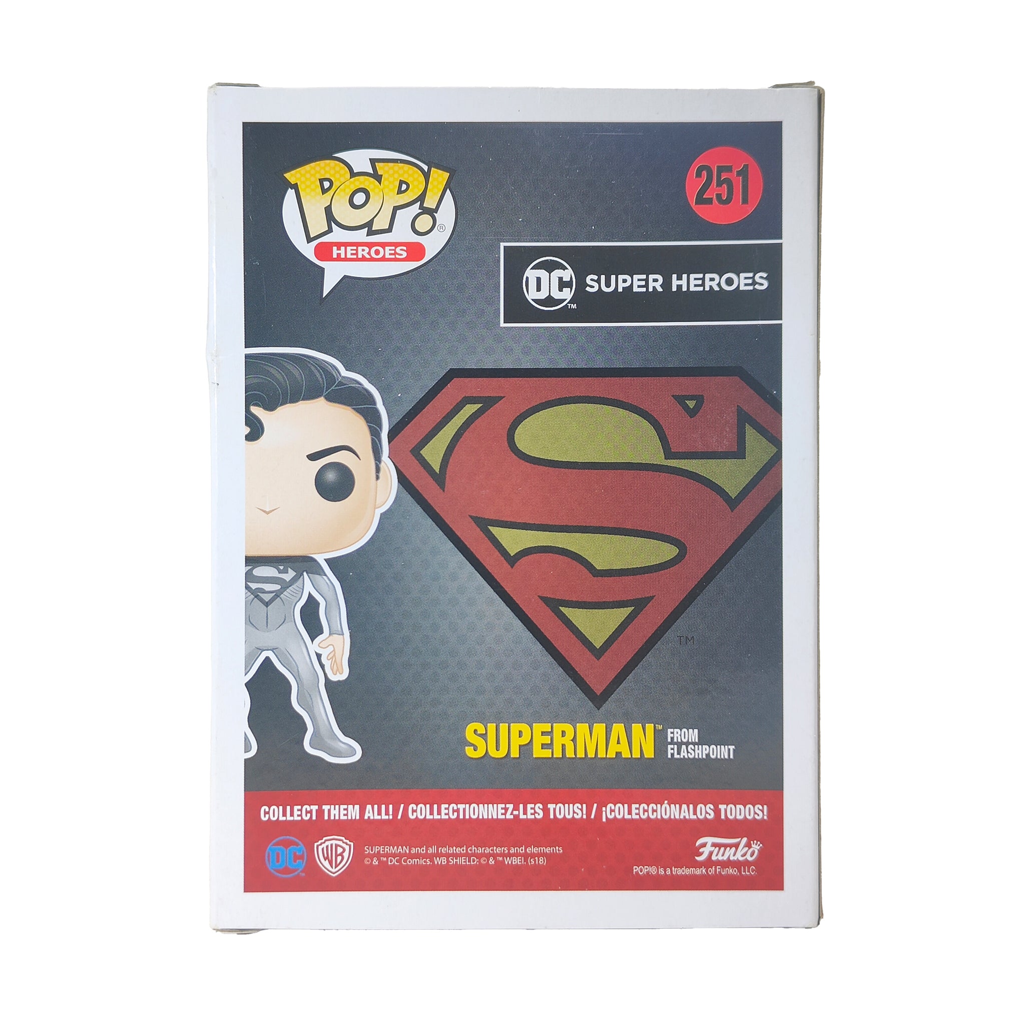 Funko Pop Heroes Superman From Flashpoint 251 Hot Topic Exclusive EMP Pre-Release