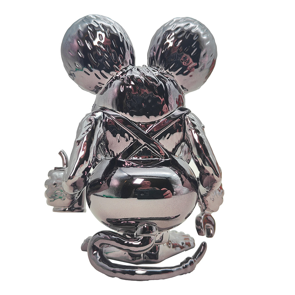 Funko POP Icons Rat Fink #15 Chrome Vinyl Figure Toy Tokyo San Diego 2019 Limited Edition – TV Icons & Heroes, Funko, 9.5 cm, 2019, pre-owned collector piece, Uncanny Collectibles Dublin Ireland