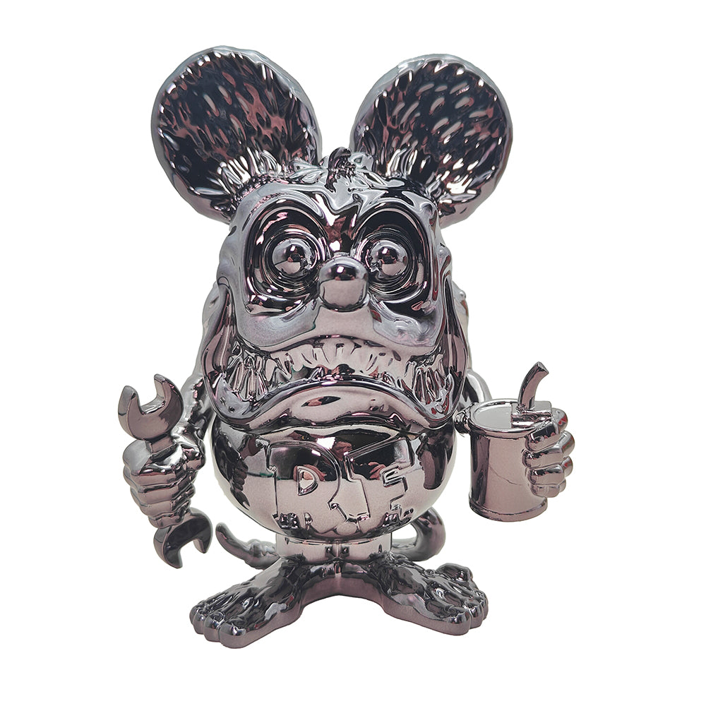 Funko POP Icons Rat Fink #15 Chrome Vinyl Figure Toy Tokyo San Diego 2019 Limited Edition – TV Icons & Heroes, Funko, 9.5 cm, 2019, pre-owned collector piece, Uncanny Collectibles Dublin Ireland