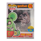 Funko POP Icons Rat Fink #15 Chrome Vinyl Figure Toy Tokyo San Diego 2019 Limited Edition – TV Icons & Heroes, Funko, 9.5 cm, 2019, pre-owned collector piece, Uncanny Collectibles Dublin Ireland