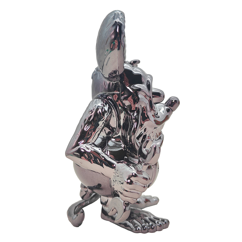 Funko POP Icons Rat Fink #15 Chrome Vinyl Figure Toy Tokyo San Diego 2019 Limited Edition – TV Icons & Heroes, Funko, 9.5 cm, 2019, pre-owned collector piece, Uncanny Collectibles Dublin Ireland