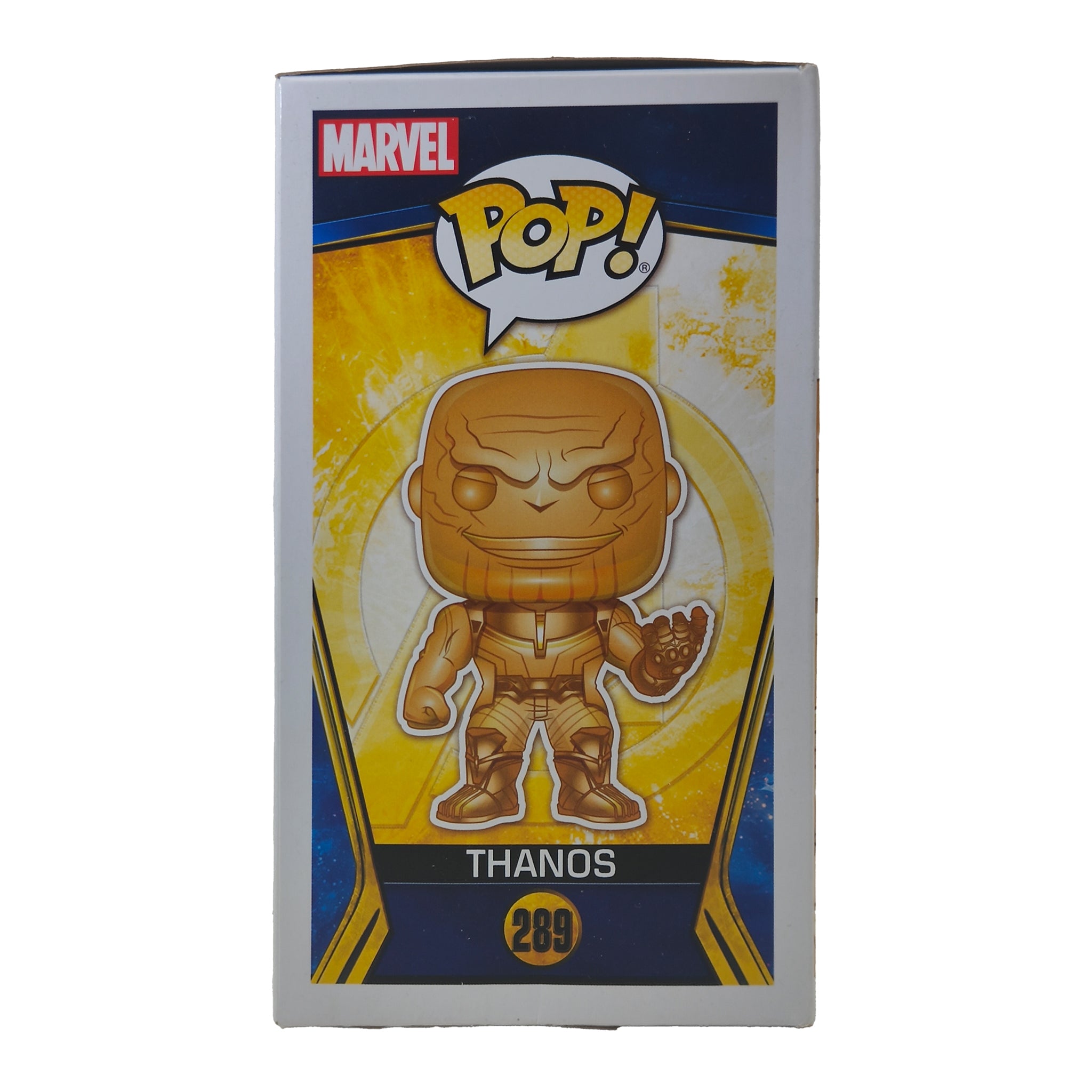Funko Pop  Marvel Avengers Infinity War Thanos 289 Metallic Orange Edition