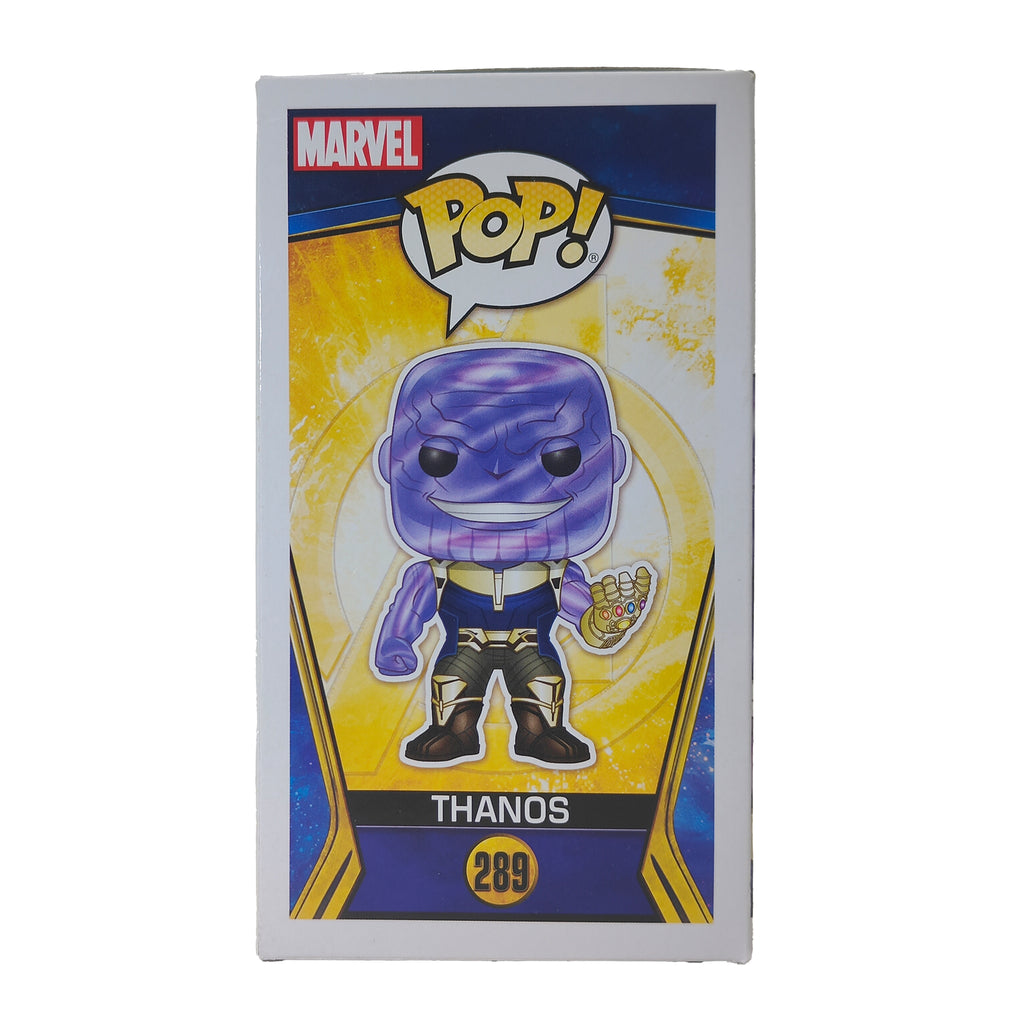 Funko Pop  Marvel Avengers Infinity War Thanos 289 Metallic Special Edition – Avengers, Funko, 9.5 cm, pre-owned collector piece, Uncanny Collectibles Dublin Ireland