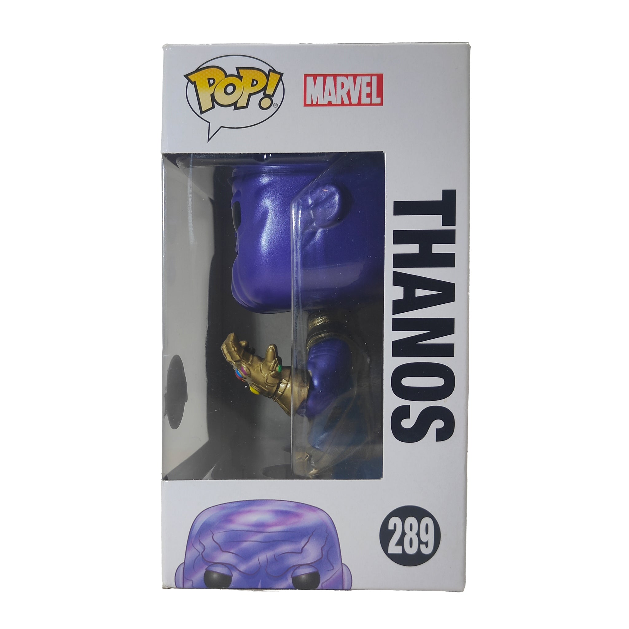 Funko Pop  Marvel Avengers Infinity War Thanos 289 Metallic Special Edition – Avengers, Funko, 9.5 cm, pre-owned collector piece, Uncanny Collectibles Dublin Ireland