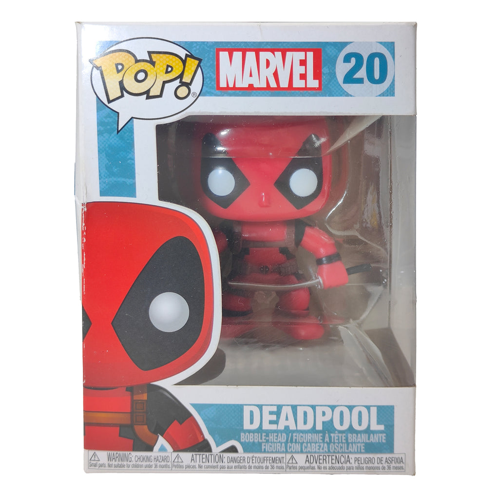 Funko POP Marvel Deadpool #20 Vinyl Figure 2019 9.5cm – Marvel Heroes, Funko, 9.5 cm, 2019, pre-owned collector piece, Uncanny Collectibles Dublin Ireland