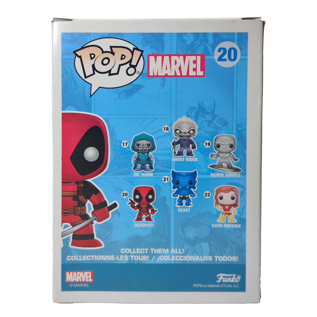 Funko POP Marvel Deadpool #20 Vinyl Figure 2019 9.5cm – Marvel Heroes, Funko, 9.5 cm, 2019, pre-owned collector piece, Uncanny Collectibles Dublin Ireland