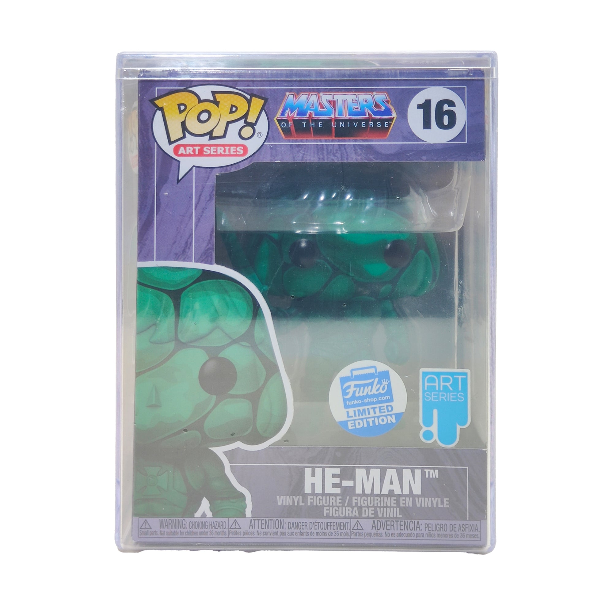 Funko POP Masters Of The Universe Art Series He-Man #16 Funko Shop Limited Edition Vinyl Figure 2020