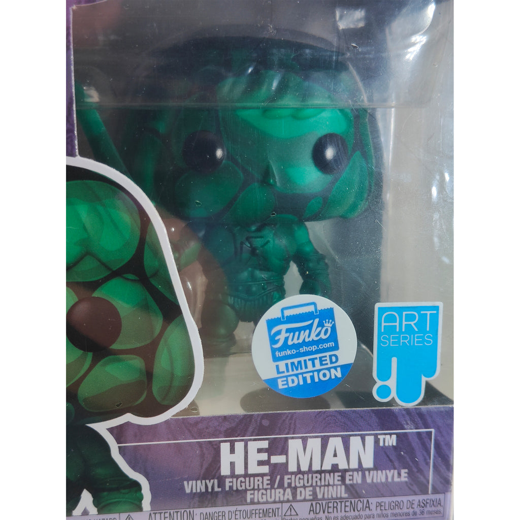 Funko POP Masters Of The Universe Art Series He-Man #16 Funko Shop Limited Edition Vinyl Figure 2020 – Masters of the Universe, Funko, 9.5 cm, 2020, brand new collector item, Uncanny Collectibles Dublin Ireland
