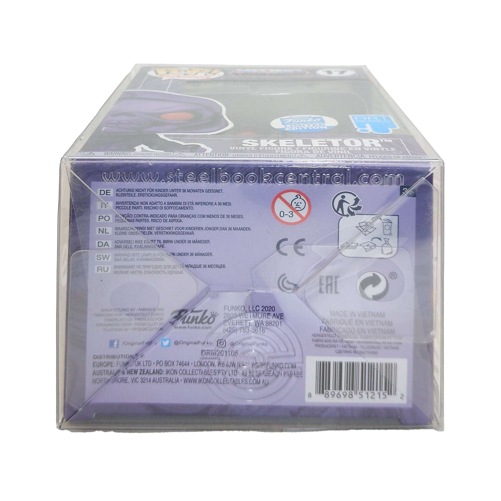 Funko POP Masters Of The Universe Art Series Skeletor  #17 Funko Shop Limited Edition Vinyl Figure 2020 – Masters of the Universe, Funko, 9.5 cm, 2020, pre-owned collector piece, Uncanny Collectibles Dublin Ireland