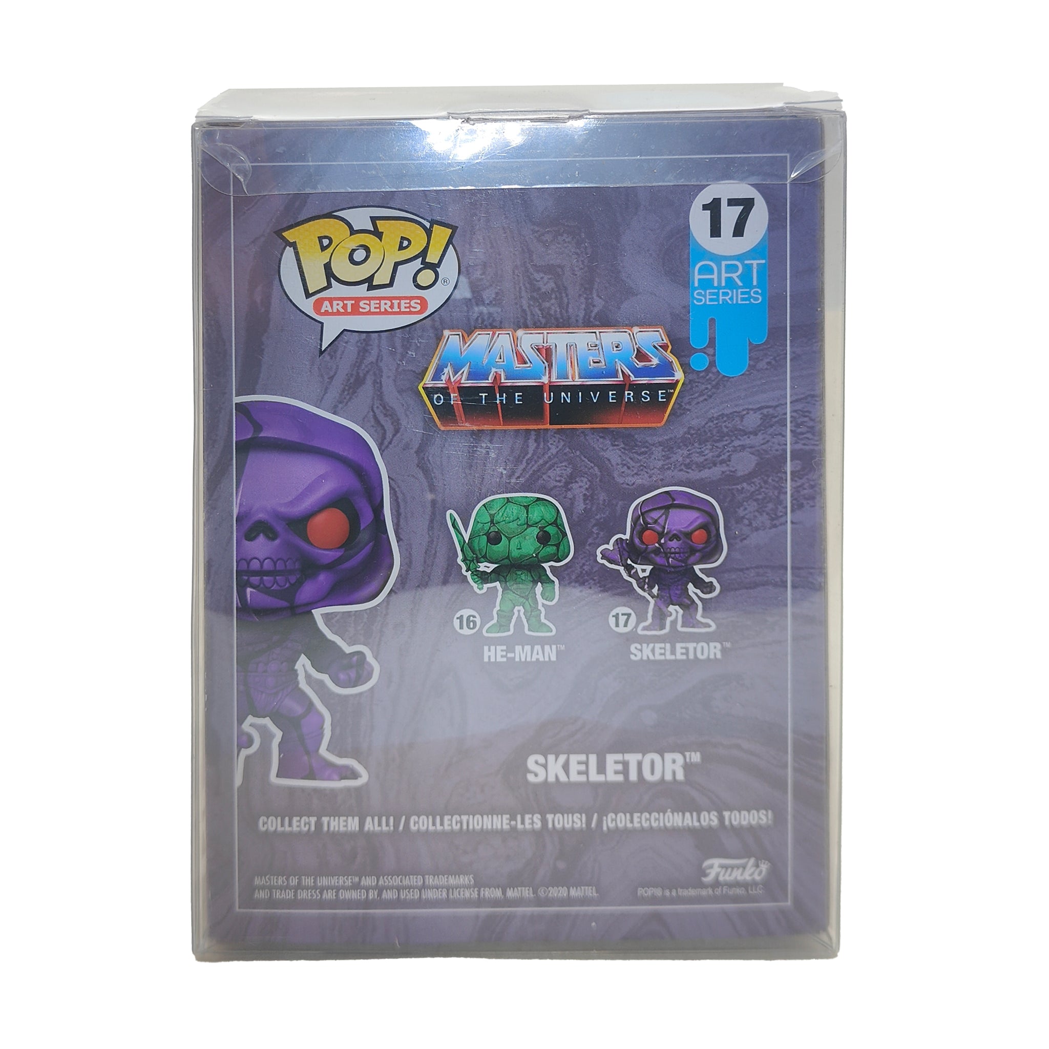 Funko POP Masters Of The Universe Art Series Skeletor  #17 Funko Shop Limited Edition Vinyl Figure 2020 – Masters of the Universe, Funko, 9.5 cm, 2020, pre-owned collector piece, Uncanny Collectibles Dublin Ireland