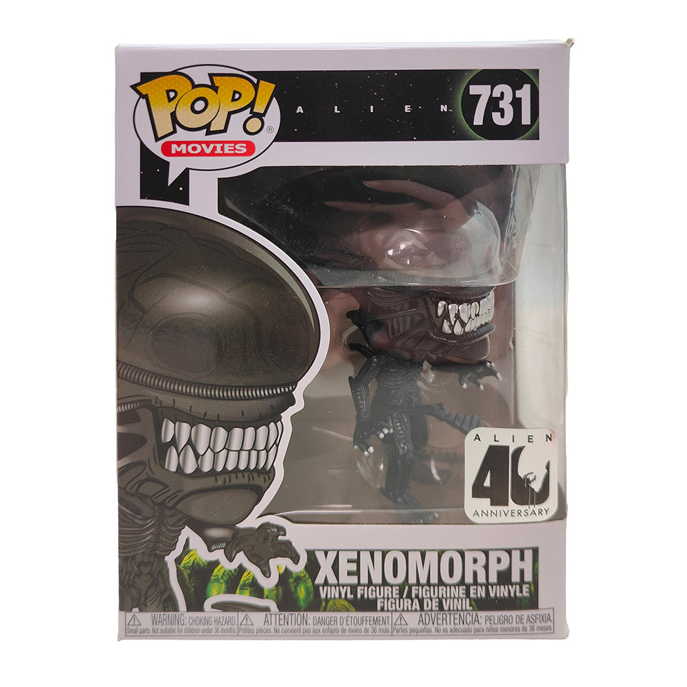 Funko POP Movies Alien Xenomorph #731 40th Anniversary Vinyl Figure 2019 – Alien, Funko, 9.5 cm, 2019, pre-owned collector piece, Uncanny Collectibles Dublin Ireland