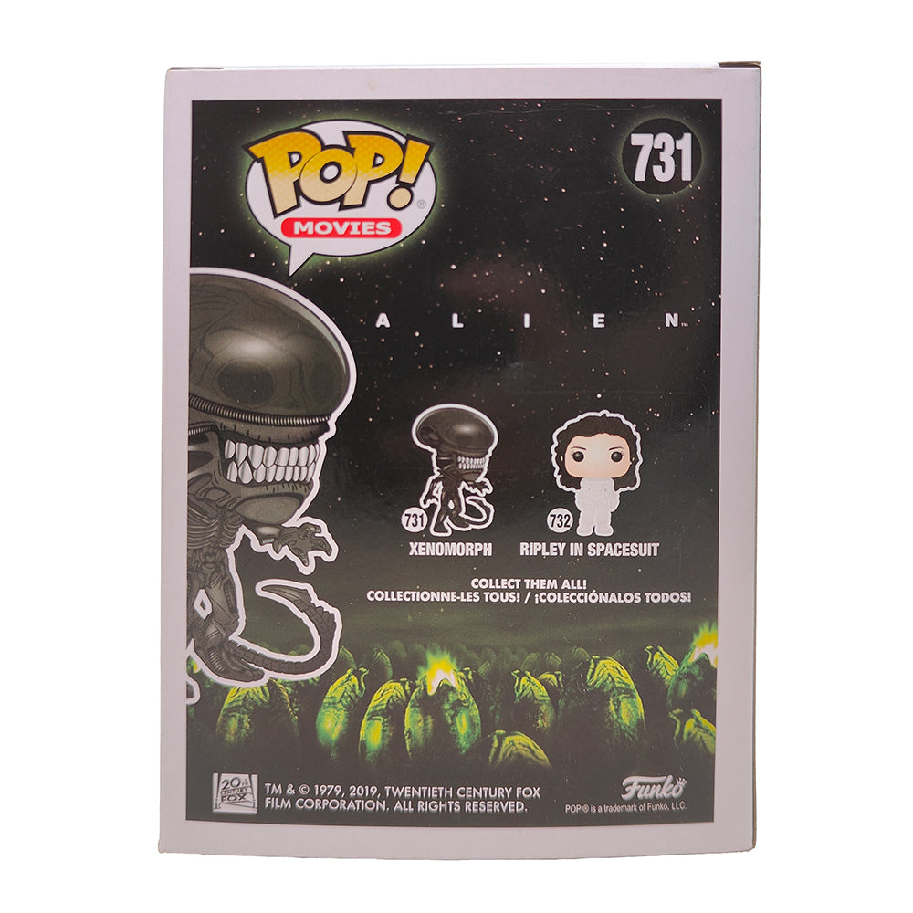 Funko POP Movies Alien Xenomorph #731 40th Anniversary Vinyl Figure 2019 – Alien, Funko, 9.5 cm, 2019, pre-owned collector piece, Uncanny Collectibles Dublin Ireland