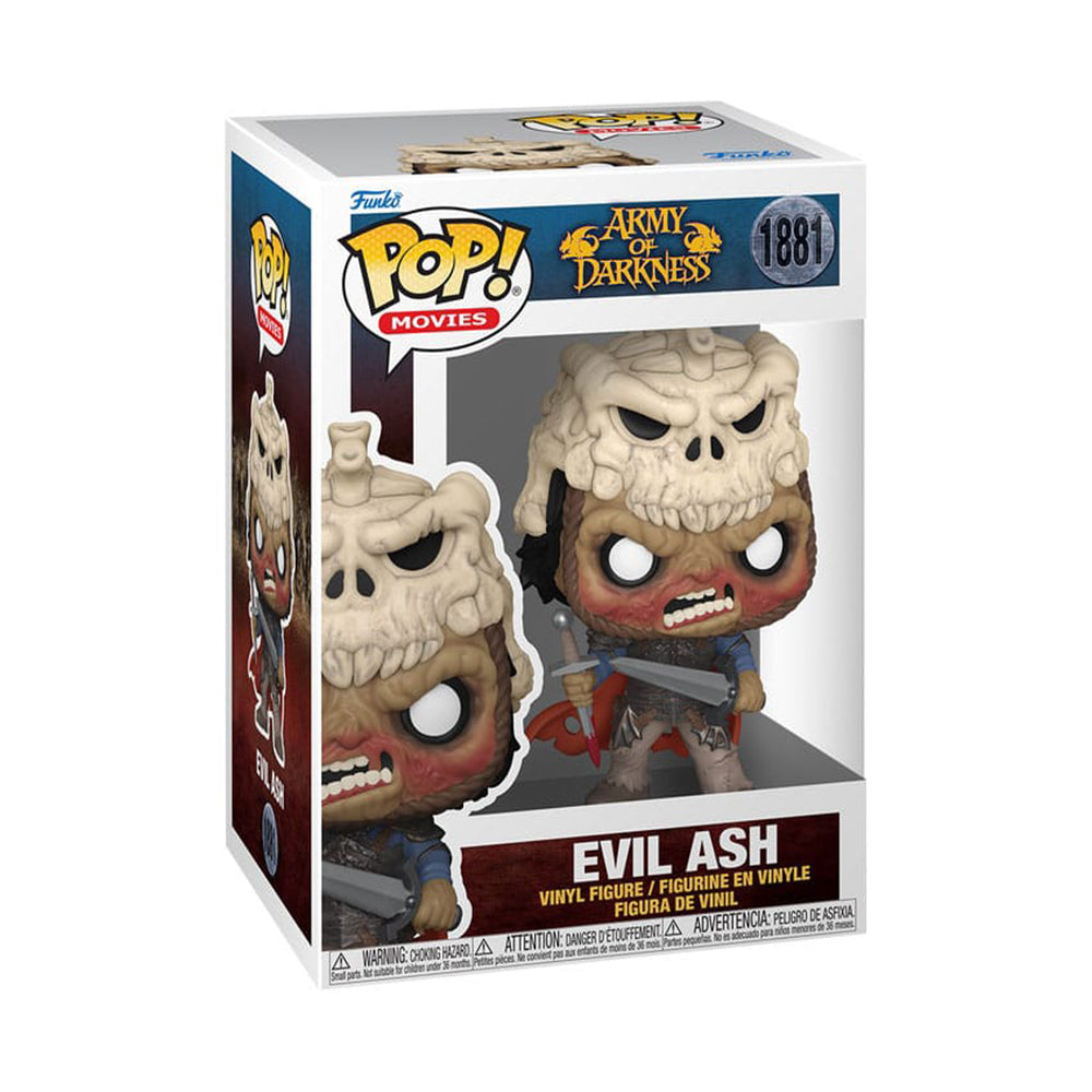 Buy Funko POP Movies Army Of Darkness Evil Ash 1881 Vinyl Figure collectible online at Uncanny Collectibles
