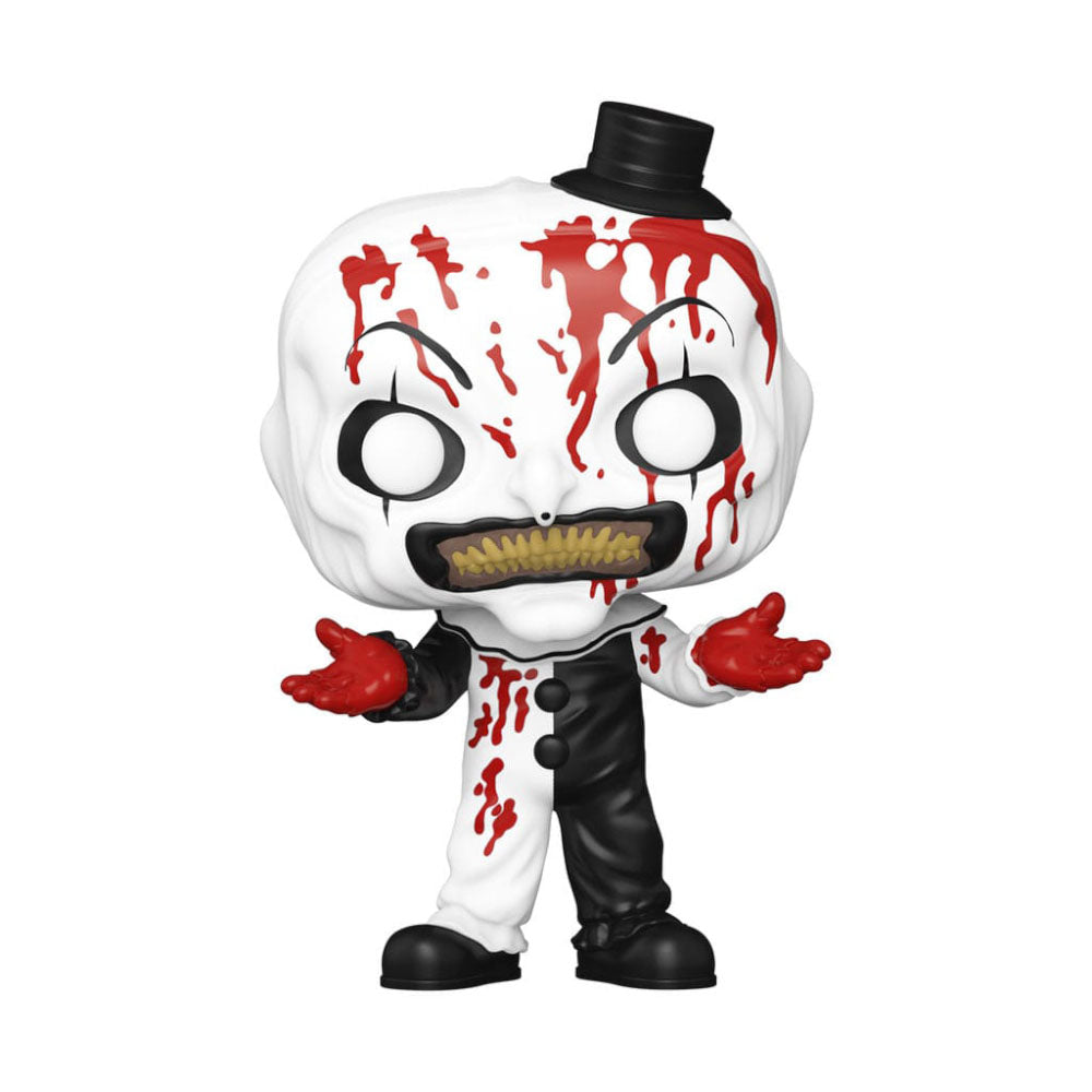 Buy Funko POP Movies Art The Clown Terrifier Bloody 1592 Vinyl Figure collectible online at Uncanny Collectibles