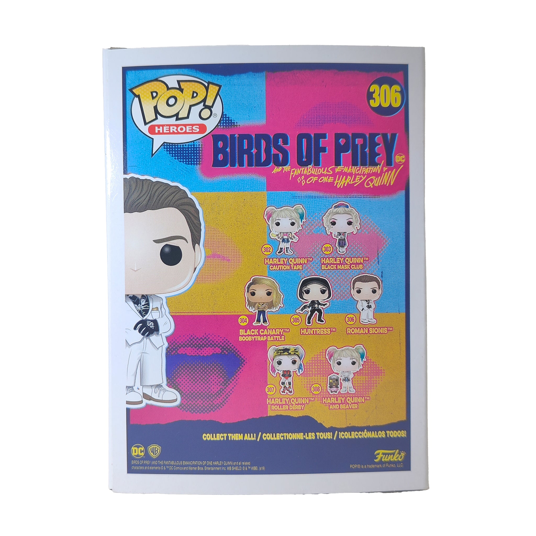 Funko Pop Movies DC Birds of Prey Roman Sionis 306 Chase Edition – Batman, Funko, 9.5 cm, pre-owned collector piece, Uncanny Collectibles Dublin Ireland
