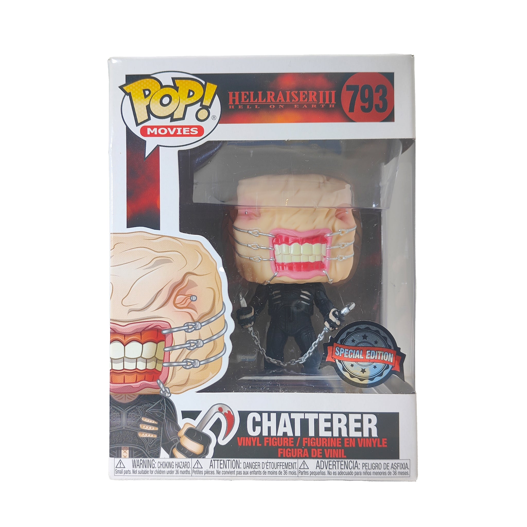 Funko Pop Movies Hellraiser III Chatterer Special Edition 793 Vinyl Figure