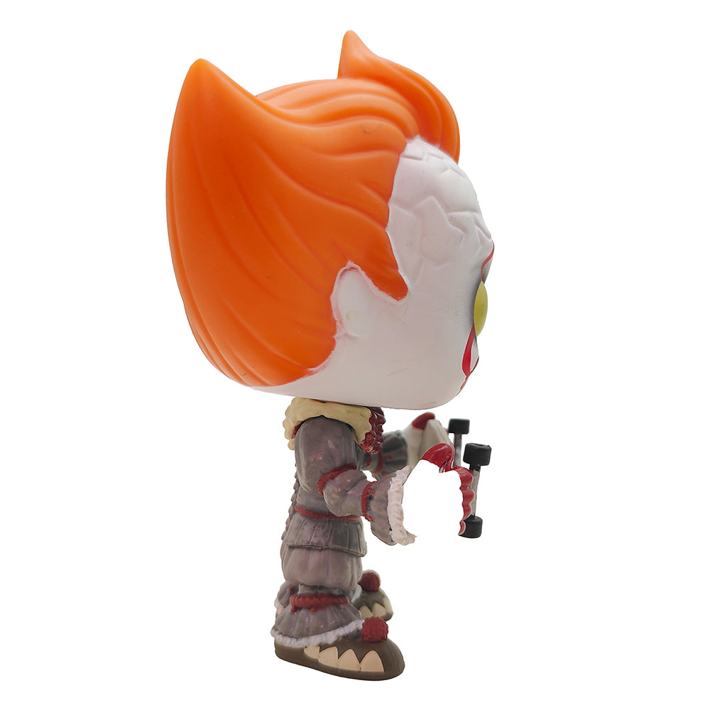 Funko POP Movies IT Chapter Two Pennywise With Skateboard #778 Vinyl Figure 2019 – IT, Funko, 9.5 cm, 2019, pre-owned collector piece, Uncanny Collectibles Dublin Ireland