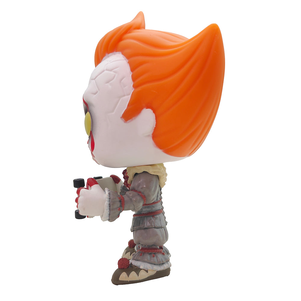 Funko POP Movies IT Chapter Two Pennywise With Skateboard #778 Vinyl Figure 2019 – IT, Funko, 9.5 cm, 2019, pre-owned collector piece, Uncanny Collectibles Dublin Ireland