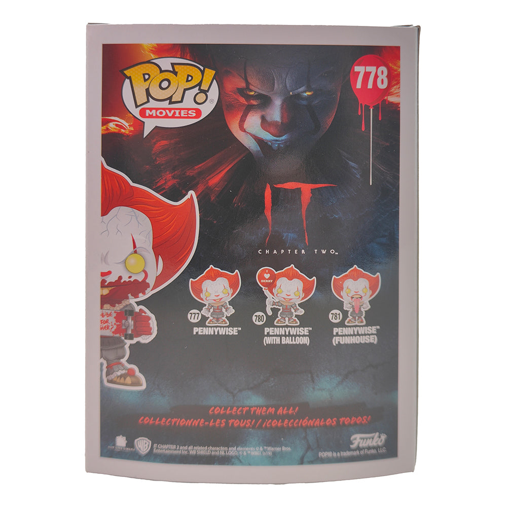 Buy Funko POP Movies It Chapter Two Pennywise With Skateboard 778 Vinyl Figure 2019 collectible online at Uncanny Collectibles
