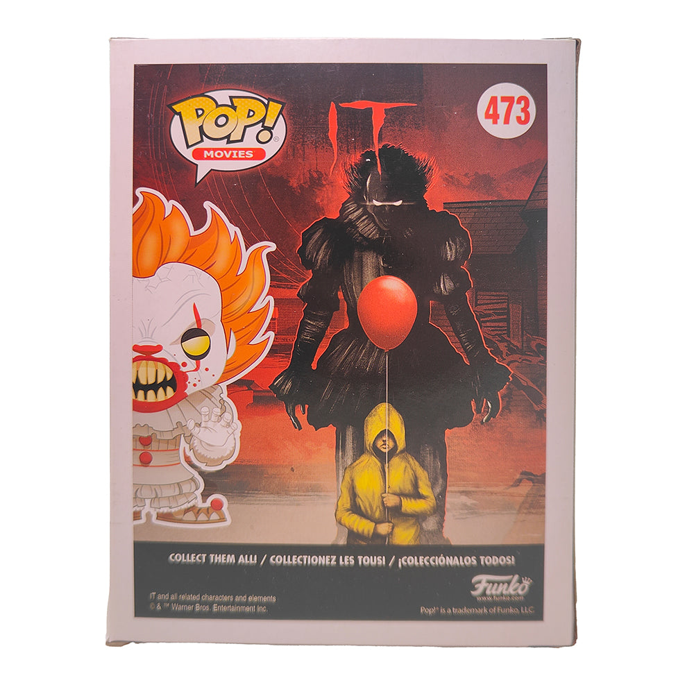 Funko POP Movies IT Pennywise With Teeth #473 Vinyl Figure 2017 – IT, Funko, 9.5 cm, 2017, pre-owned collector piece, Uncanny Collectibles Dublin Ireland