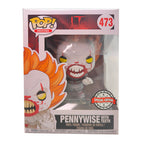 Funko POP Movies IT Pennywise With Teeth #473 Vinyl Figure 2017 – IT, Funko, 9.5 cm, 2017, pre-owned collector piece, Uncanny Collectibles Dublin Ireland