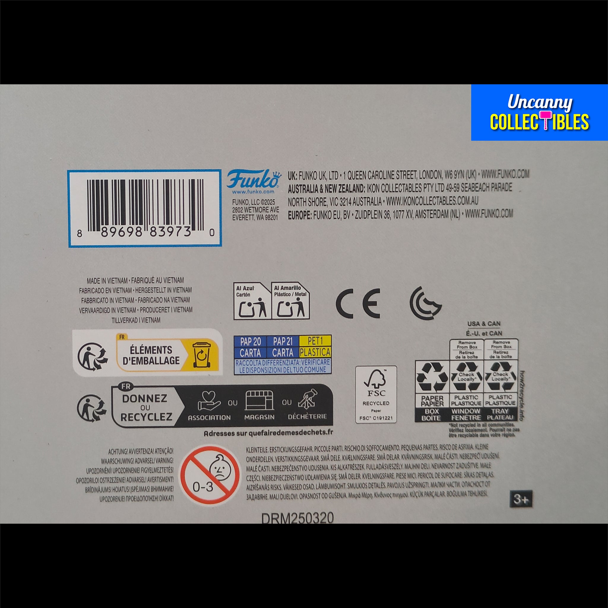 Funko POP Movies Jaws 50th Anniversary Great White Shark #1754 Vinyl Figure 15cm – Jaws, Funko, 15 cm, 2025, brand new collector item, Uncanny Collectibles Dublin Ireland