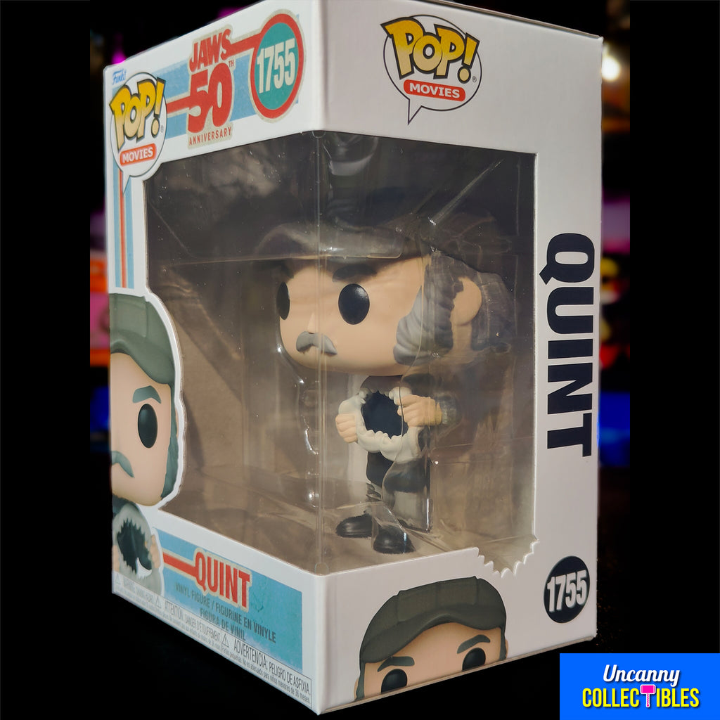 Funko POP Movies Jaws 50th Anniversary Quint #1755 Vinyl Figure – Jaws, Funko, 9 cm, 2025, brand new collector item, Uncanny Collectibles Dublin Ireland