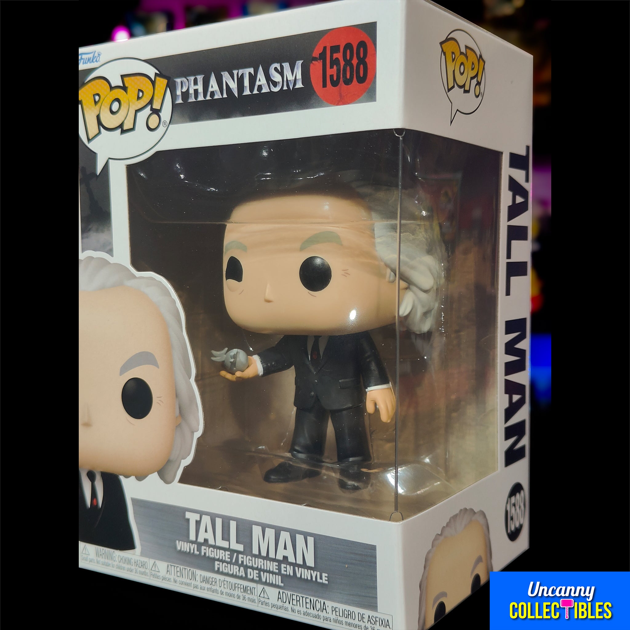 Funko POP Movies Phantasm Tall Man #1588 Vinyl Figure 9.5cm – Horror, Funko, 9.5 cm, 2024, brand new collector item, Uncanny Collectibles Dublin Ireland