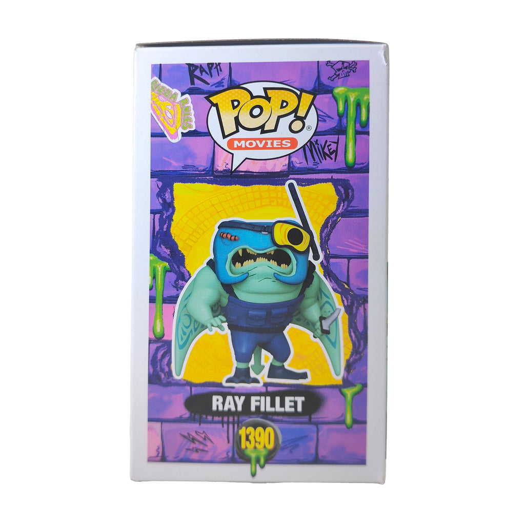 Funko POP Movies Ray Fillet TMNT Turtles Mutant Mayhem #1390 Vinyl Figure 10cm 2023 – Power Rangers, Funko, 15 cm, 2023, pre-owned collector piece, Uncanny Collectibles Dublin Ireland