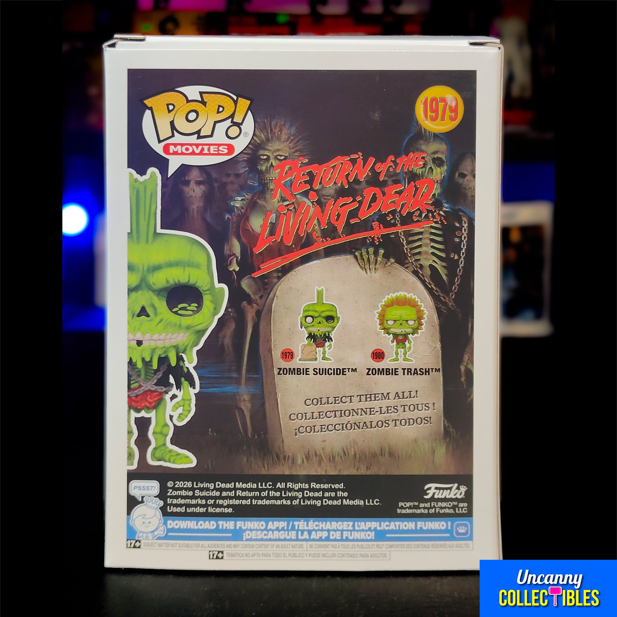 Funko POP Movies Return of the Living Dead Zombie Suicide 1979 Vinyl Figure – photo 4 of 6