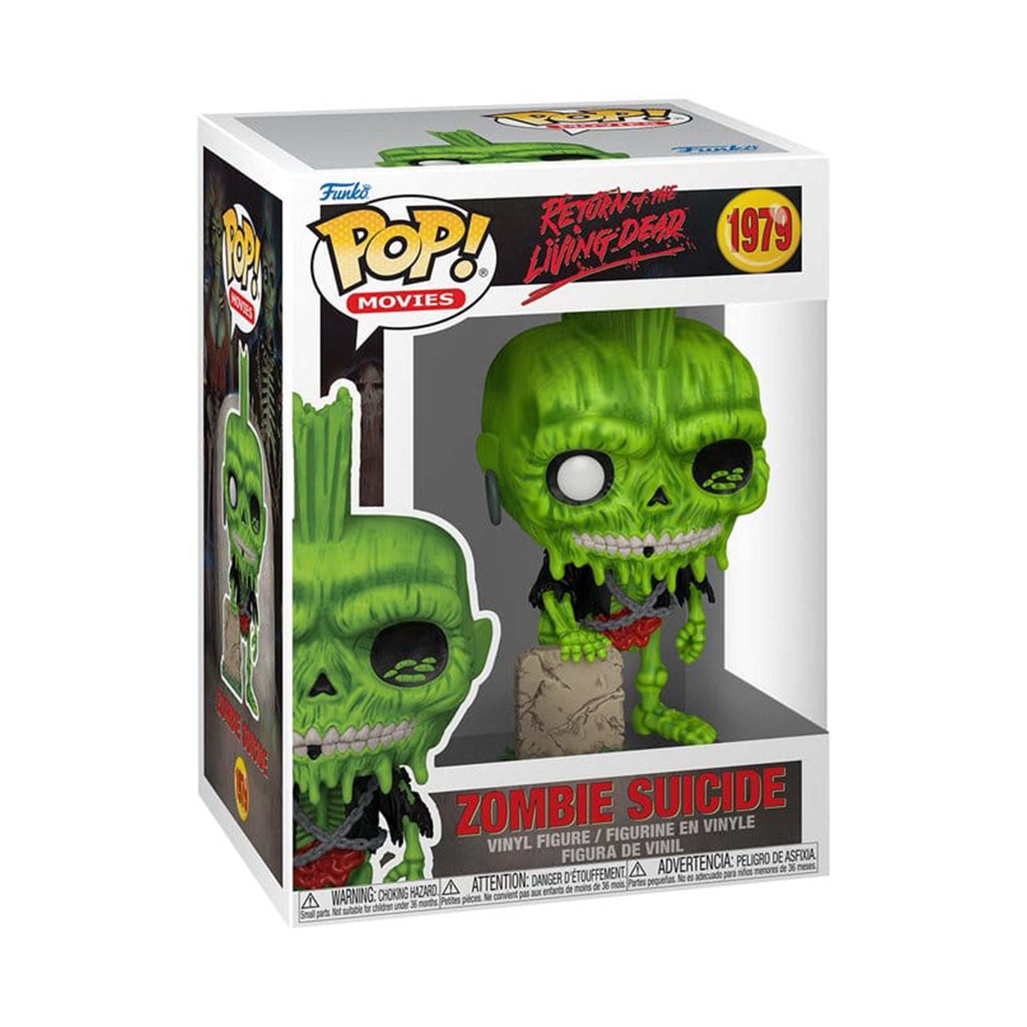 Funko POP Movies Return of the Living Dead Zombie Suicide 1979 Vinyl Figure – Horror, Funko, 9 cm, 1979, brand new collector item, Uncanny Collectibles Dublin Ireland
