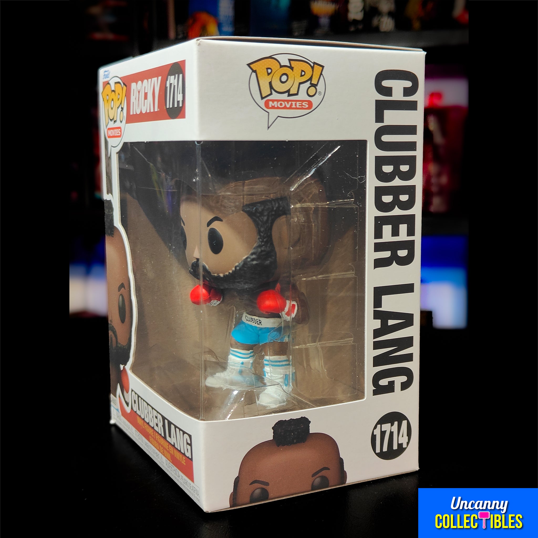 Funko POP Movies Rocky Clubber Lang #1714 Vinyl Figure – Rocky, Funko, 9.5 cm, 2024, brand new collector item, Uncanny Collectibles Dublin Ireland