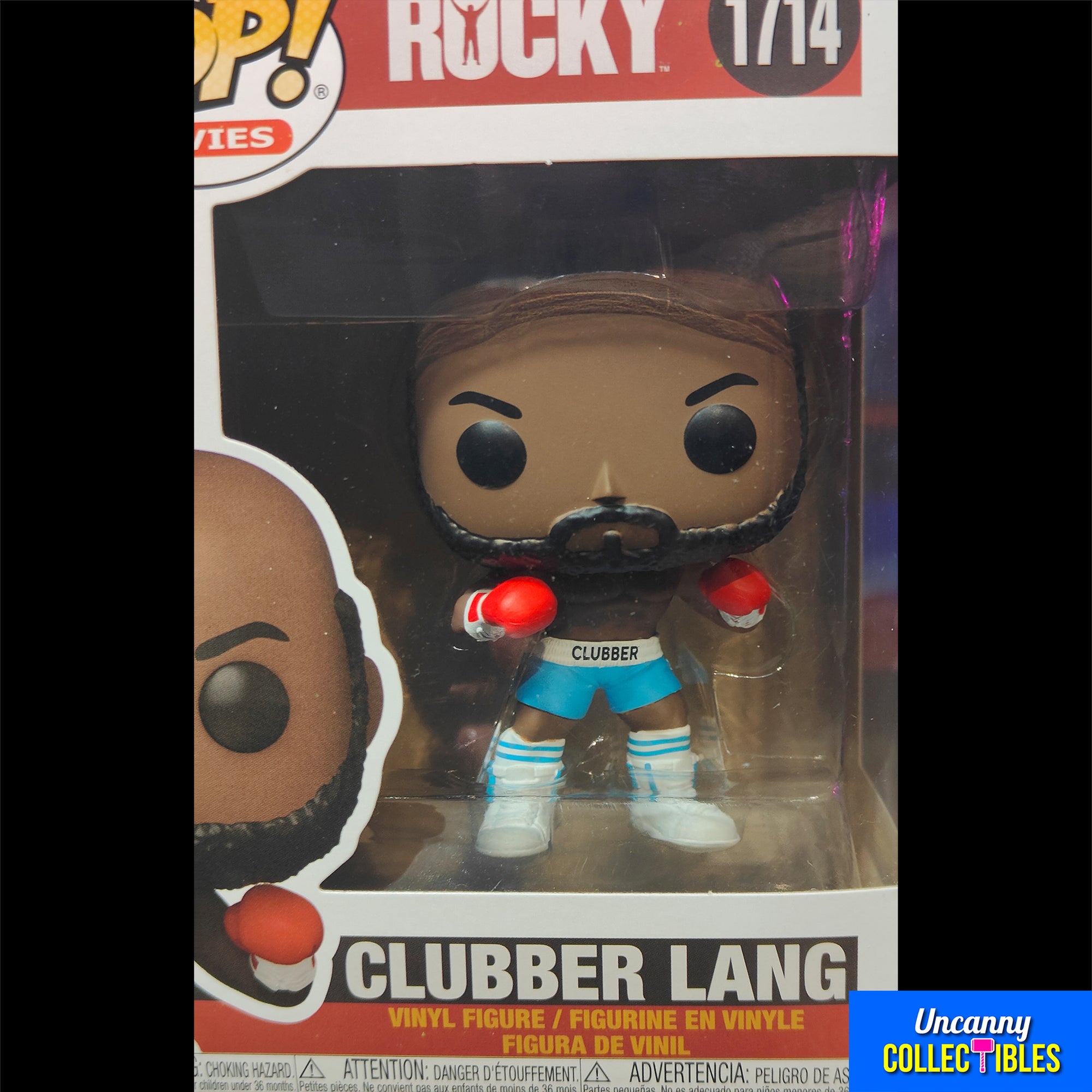 Funko POP Movies Rocky Clubber Lang #1714 Vinyl Figure – Rocky, Funko, 9.5 cm, 2024, brand new collector item, Uncanny Collectibles Dublin Ireland