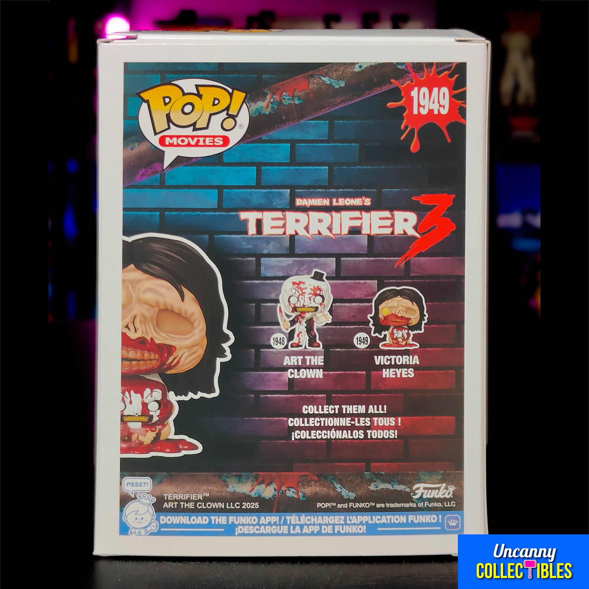 Funko POP Movies Terrifier 3 Victoria Heyes #1949 Exclusive Vinyl Figure – photo 5 of 7