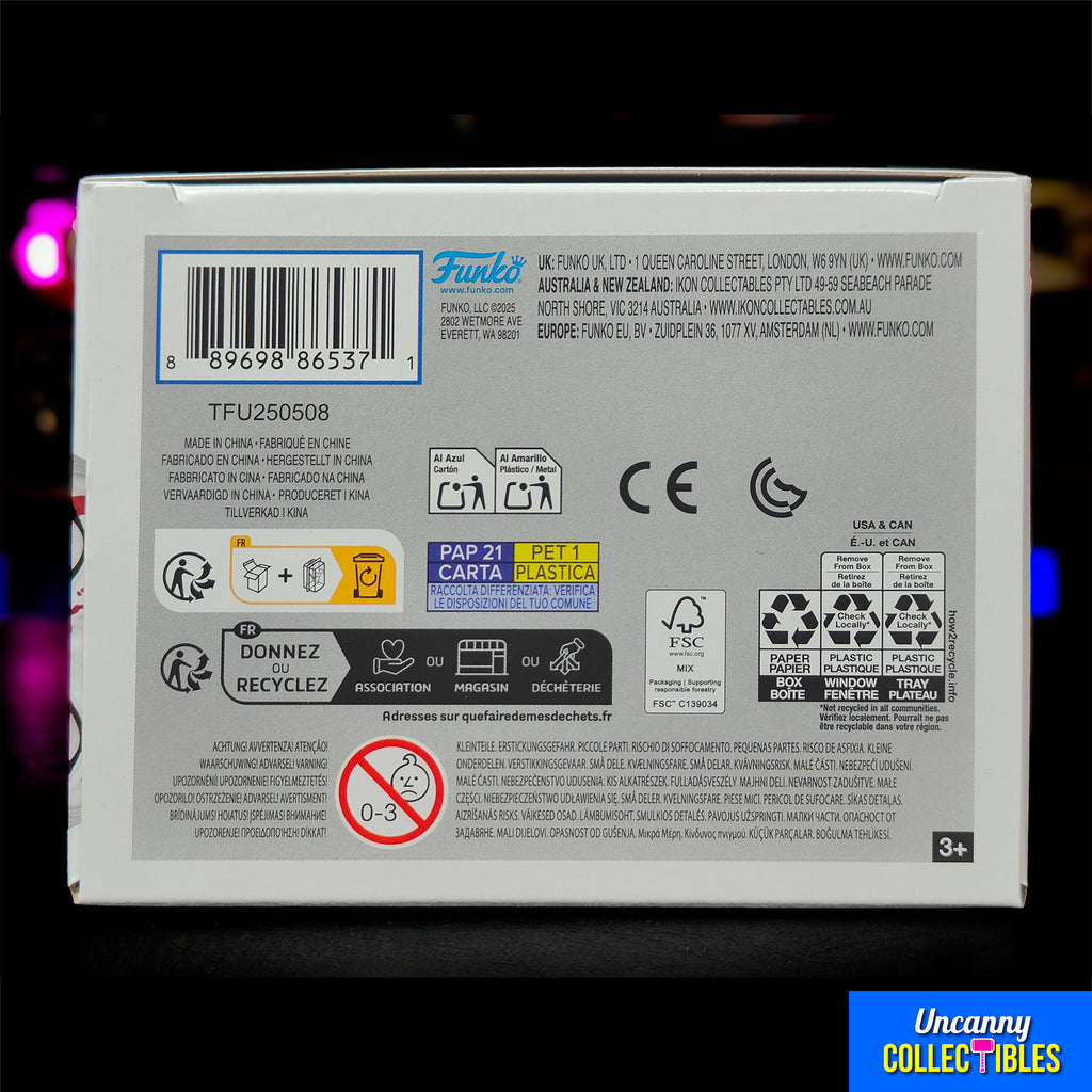 Funko POP Movies Terrifier Art The Clown #1796 Vinyl Figure 2025 – Terrifier, Funko, 9.5 cm, 2025, brand new collector item, Uncanny Collectibles Dublin Ireland