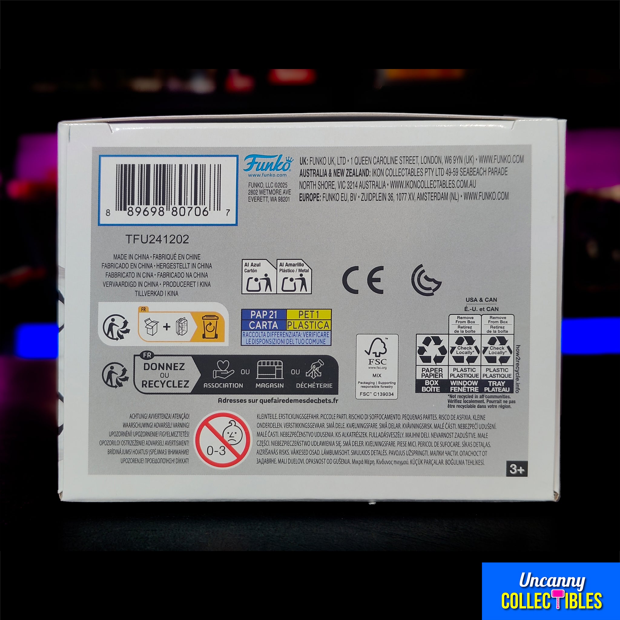 Funko POP Movies Terrifier Art The Clown With Bike #1591 Vinyl Figure – Terrifier, Funko, 9.5 cm, 2024, brand new collector item, Uncanny Collectibles Dublin Ireland