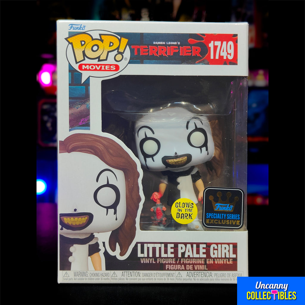 Funko POP Movies Terrifier Little Pale Girl #1749 Vinyl Figure 2025 – Terrifier, Funko, 9.5 cm, 2025, brand new collector item, Uncanny Collectibles Dublin Ireland