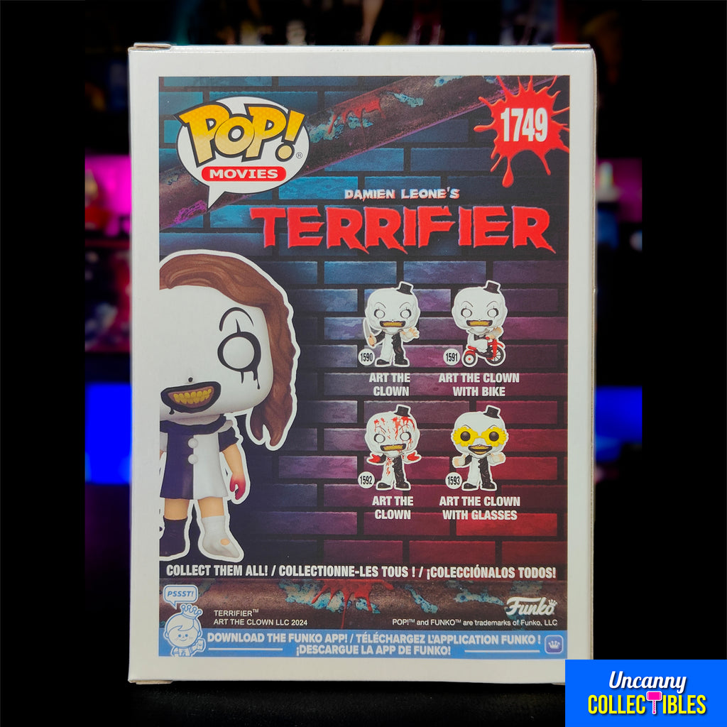 Funko POP Movies Terrifier Little Pale Girl #1749 Vinyl Figure 2025 – Terrifier, Funko, 9.5 cm, 2025, brand new collector item, Uncanny Collectibles Dublin Ireland