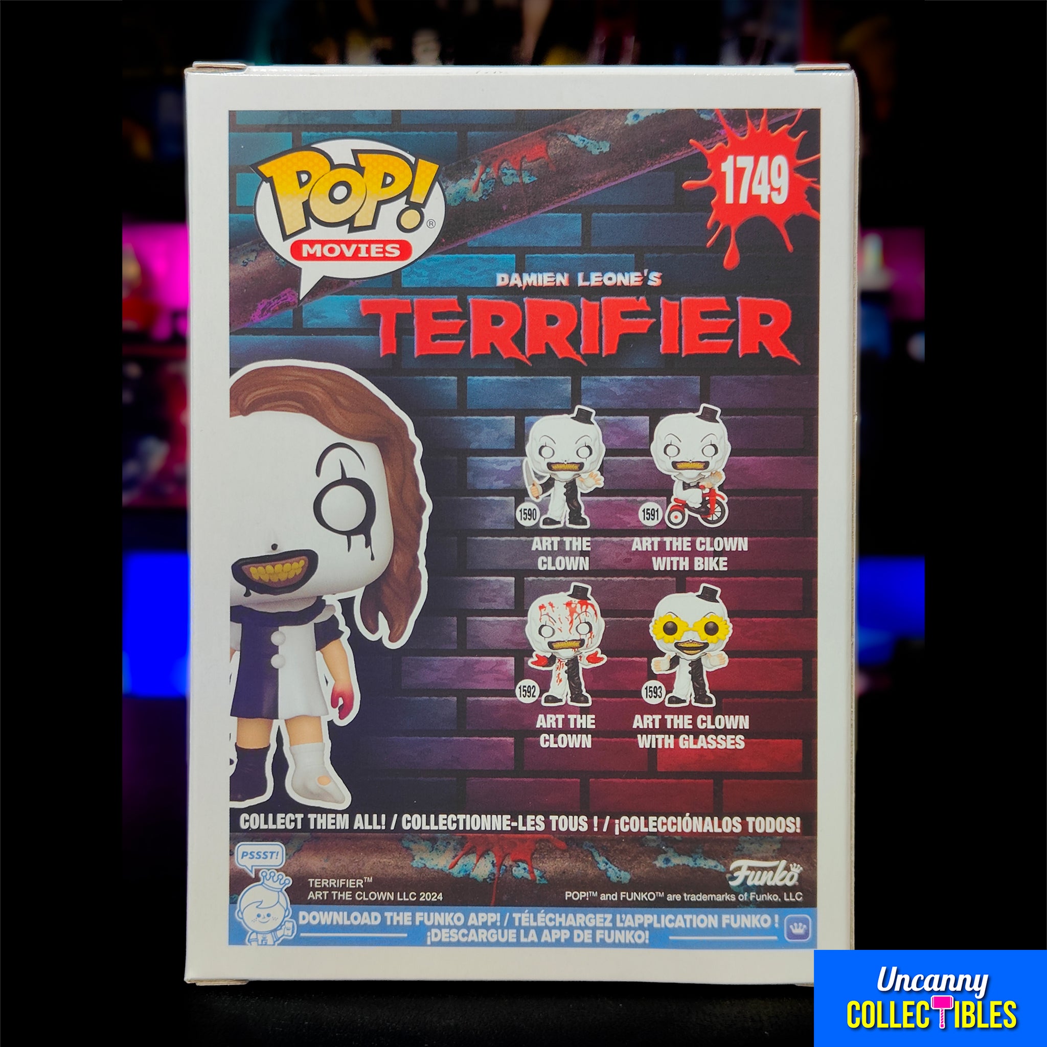 Funko POP Movies Terrifier Little Pale Girl #1749 Vinyl Figure 2025 – Terrifier, Funko, 9.5 cm, 2025, brand new collector item, Uncanny Collectibles Dublin Ireland