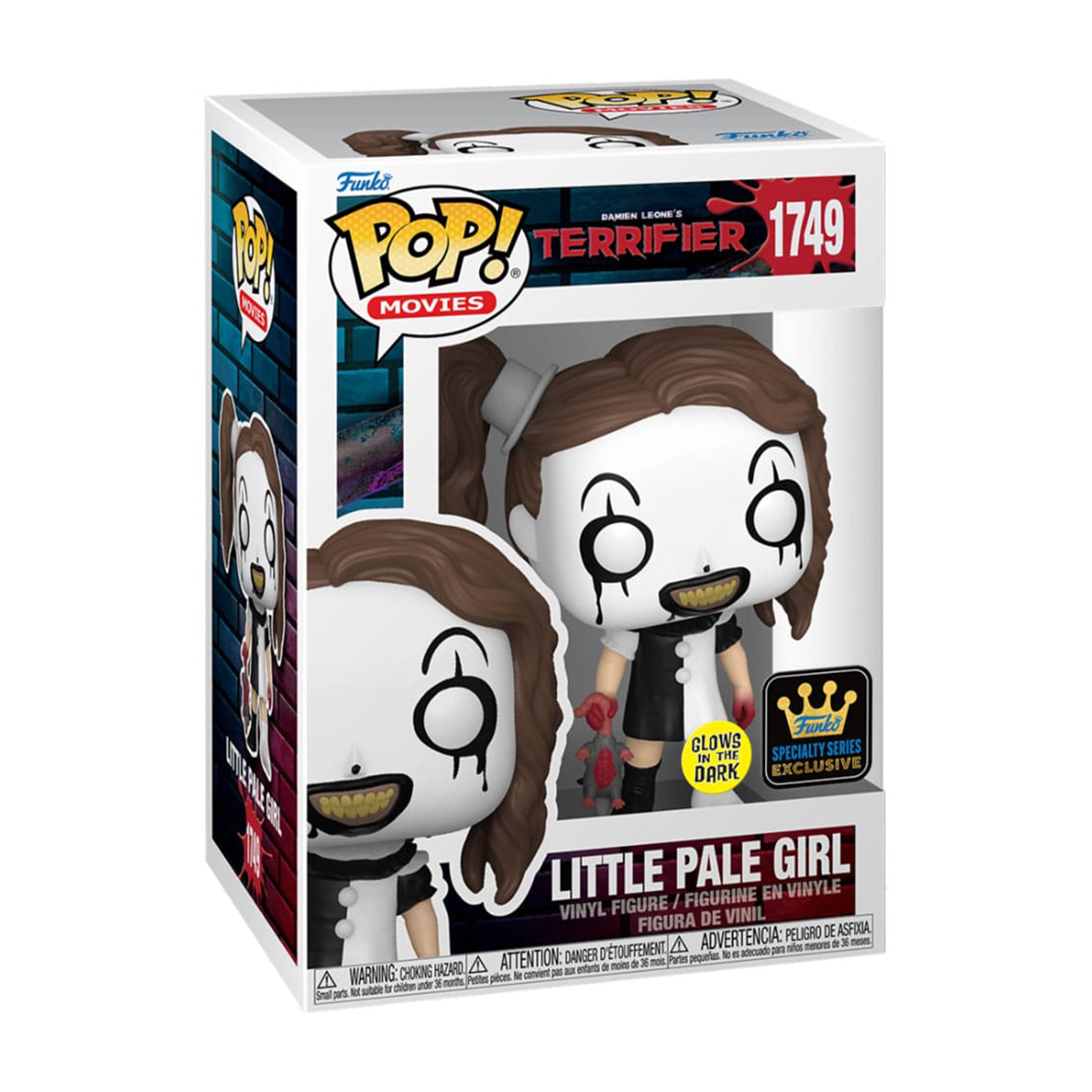 Funko POP Movies Terrifier Little Pale Girl #1749 Vinyl Figure 2025 – Terrifier, Funko, 9.5 cm, 2025, brand new collector item, Uncanny Collectibles Dublin Ireland
