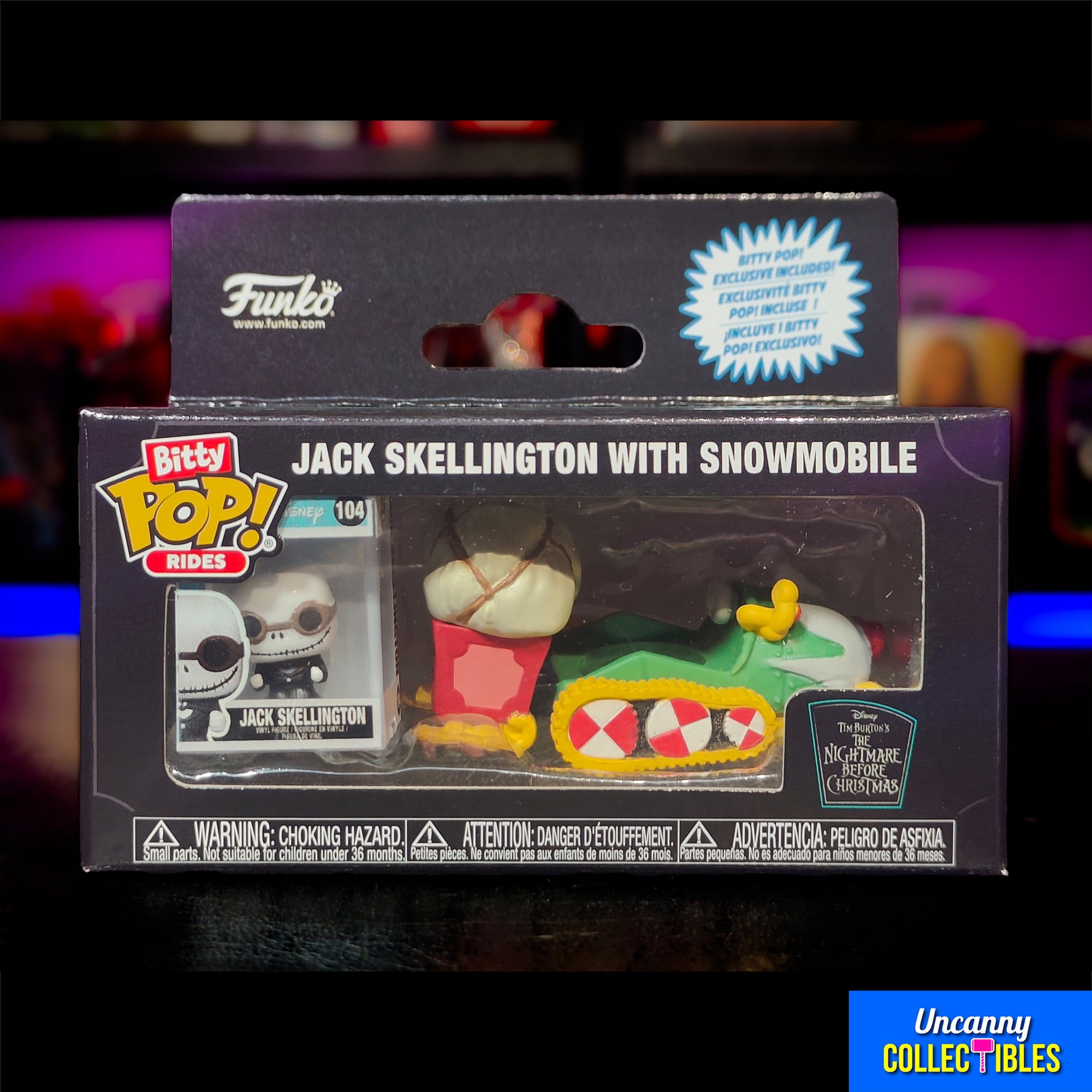 Buy Funko POP Nightmare before Christmas Jack Skellington With Snowmobile Bitty POP Ride 2.5cm online at Uncanny Collectibles - Fast Delivery from Ireland