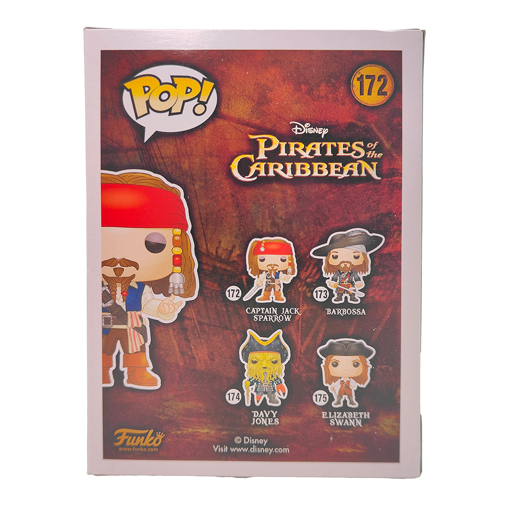 Funko POP Pirates Of The Caribbean Captain Jack Sparrow #172 Vinyl Figure 2016 – Movie Icons & Heroes, Funko, 9.5 cm, 2016, pre-owned collector piece, Uncanny Collectibles Dublin Ireland