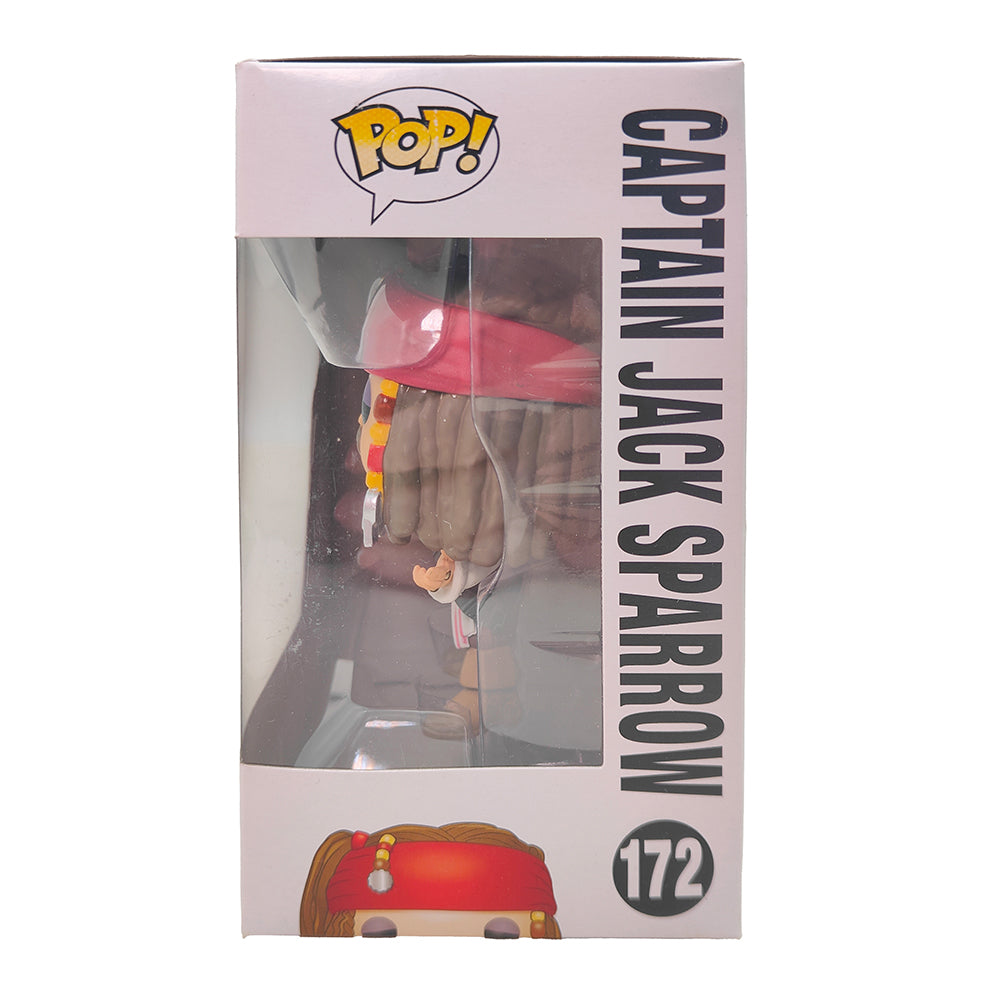 Funko POP Pirates Of The Caribbean Captain Jack Sparrow #172 Vinyl Figure 2016 – Movie Icons & Heroes, Funko, 9.5 cm, 2016, pre-owned collector piece, Uncanny Collectibles Dublin Ireland