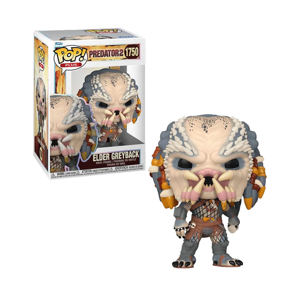 Funko POP Plus Predator 2 Elder Greyback #1750 Vinyl Figure – Predator, Funko, 9.5 cm, 2024, brand new collector item, Uncanny Collectibles Dublin Ireland