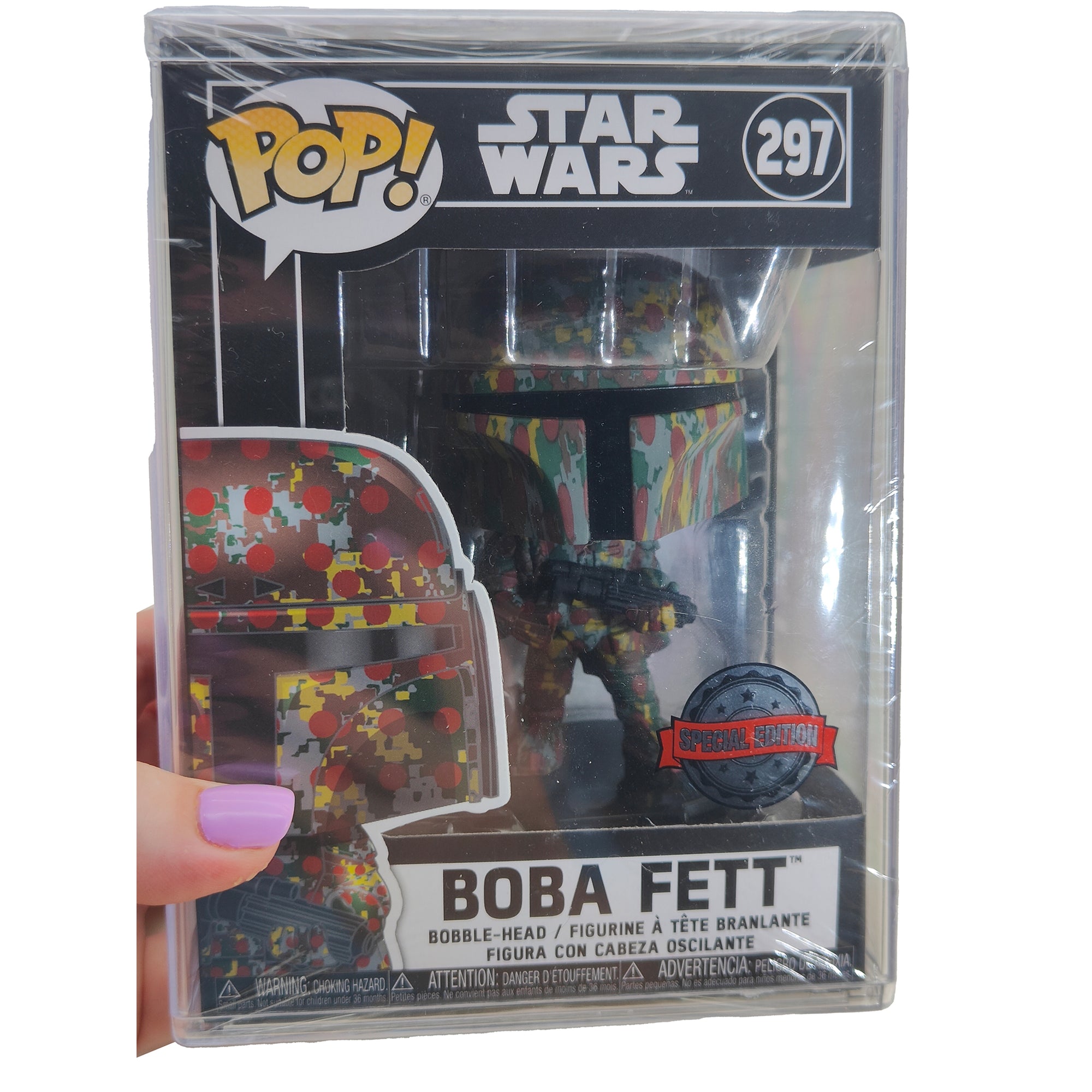 Funko POP Star Wars Art Series Boba Fett #297 Special Edition Vinyl Figure 2019