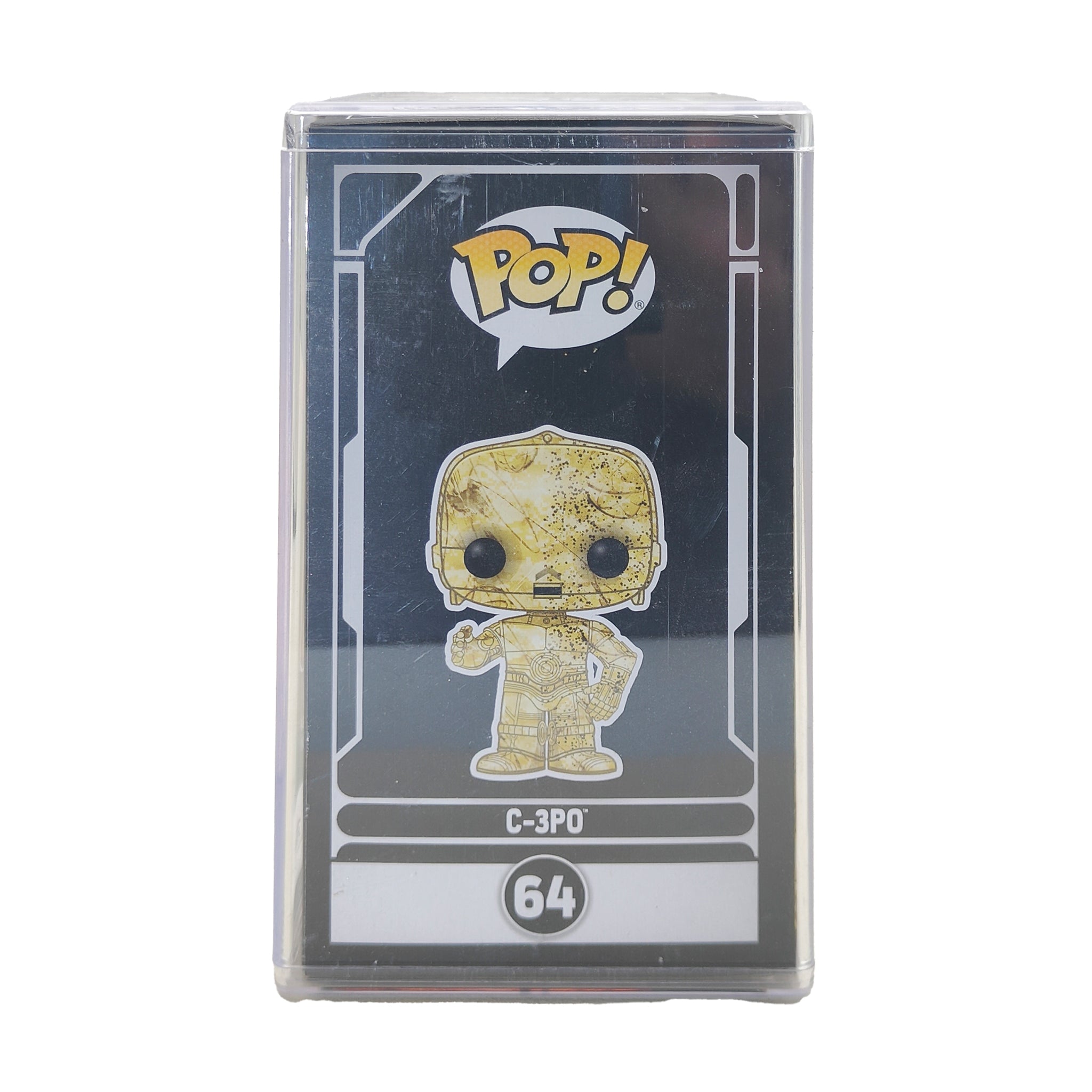 Funko POP Star Wars Art Series C-3PO #64 Vinyl Figure 2019 – Buffy the Vampire Slayer, Funko, 9.5 cm, 2019, pre-owned collector piece, Uncanny Collectibles Dublin Ireland