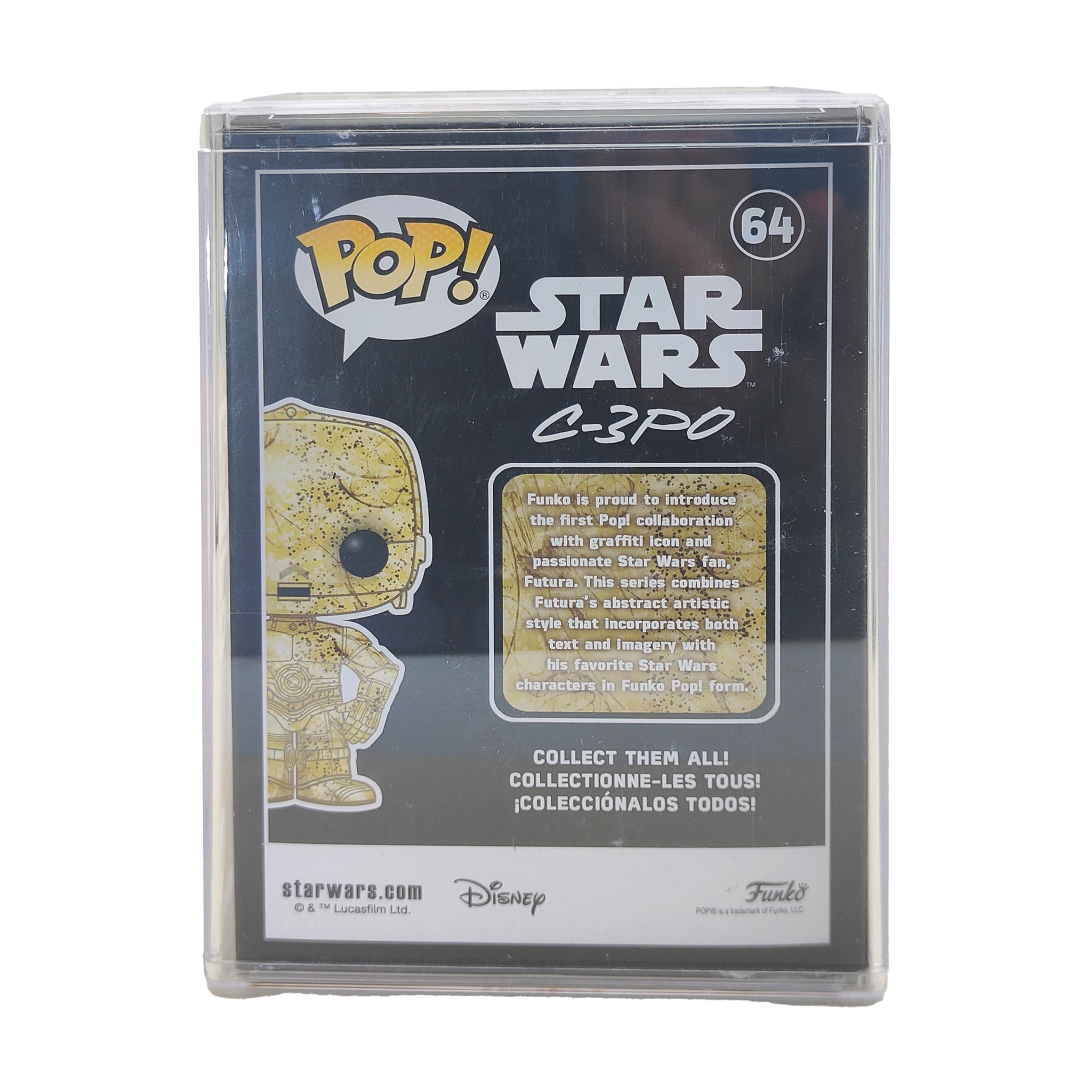Funko POP Star Wars Art Series C-3PO #64 Vinyl Figure 2019 – Buffy the Vampire Slayer, Funko, 9.5 cm, 2019, pre-owned collector piece, Uncanny Collectibles Dublin Ireland