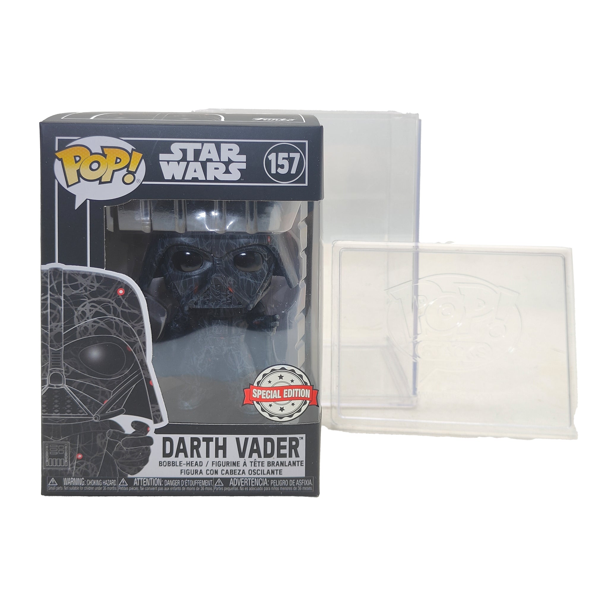 Funko POP Star Wars Art Series Darth Vader #157 Vinyl Figure 2019 – Buffy the Vampire Slayer, Funko, 9.5 cm, 2019, pre-owned collector piece, Uncanny Collectibles Dublin Ireland