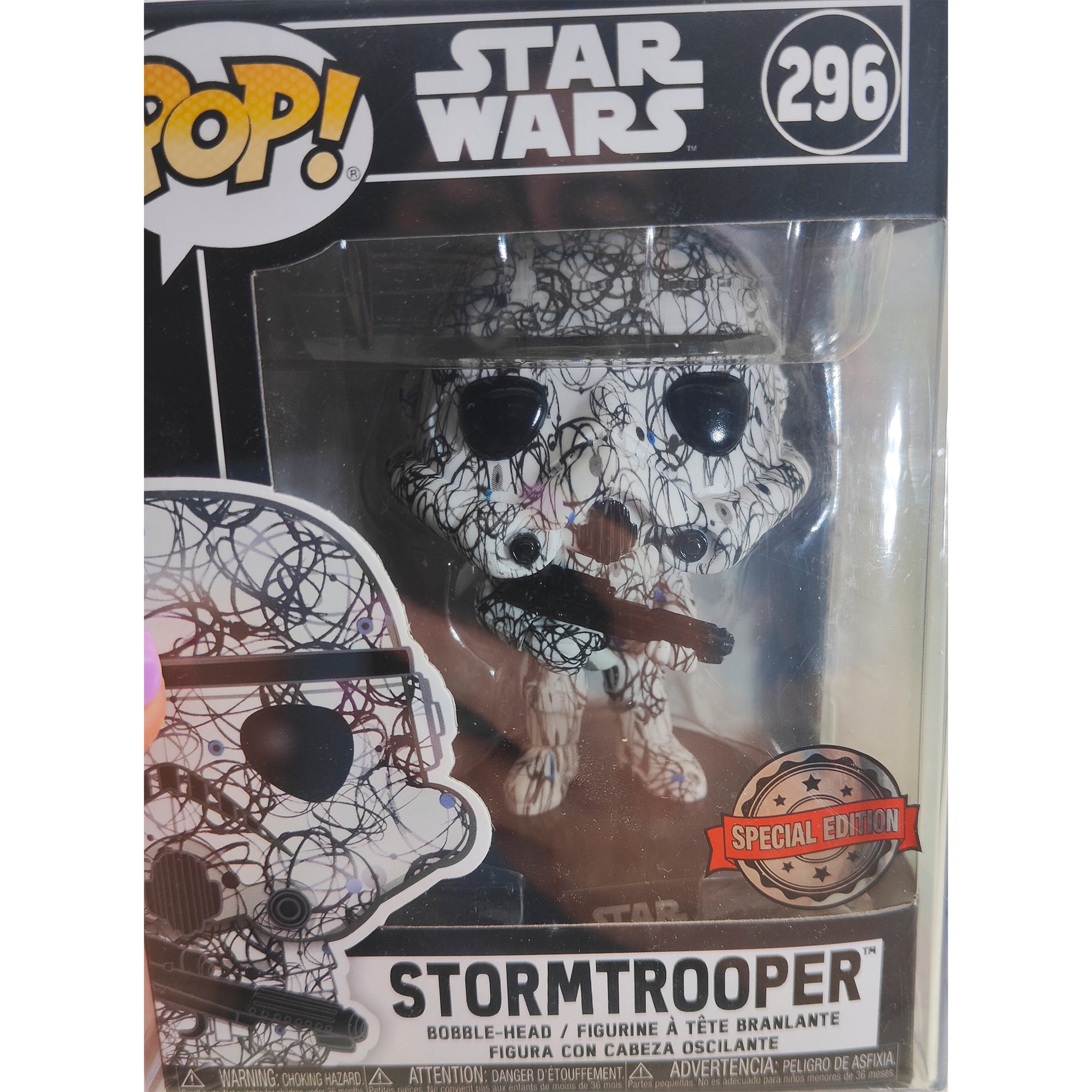 Funko POP Star Wars Art Series Stormtrooper #296 Vinyl Figure 2019