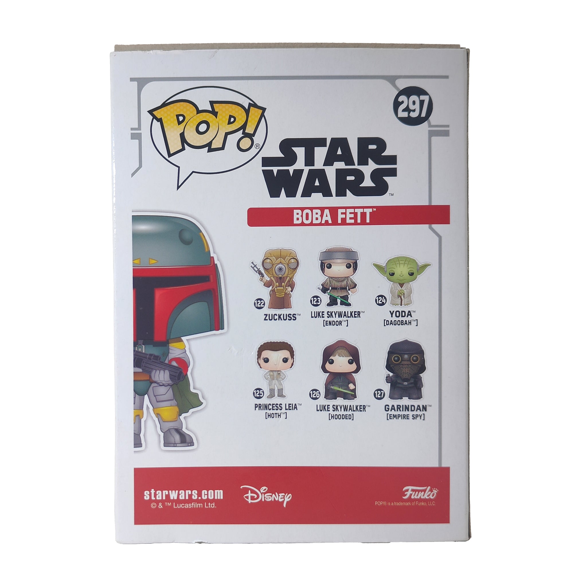 Funko POP Star Wars Boba Fett #297 SDCC 2019 Exclusive Vinyl Figure